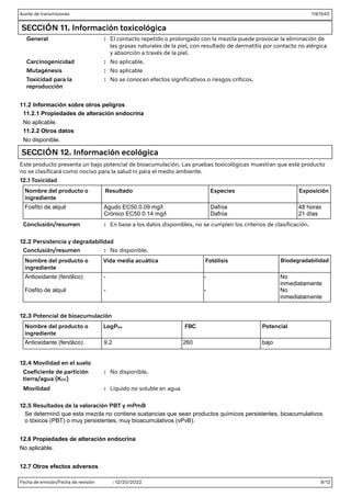 Msds Aceite Volvo Gearbox Oil Pdf