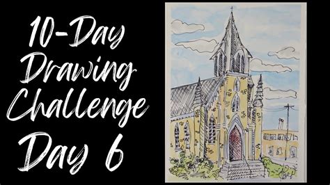 Sketching Architecture Day 6 Of The 10 Day Drawing Challenge YouTube