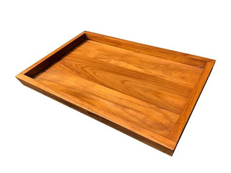 Solid Teak Wood Furniture Serving Tray Rectangle Selangor Malaysia