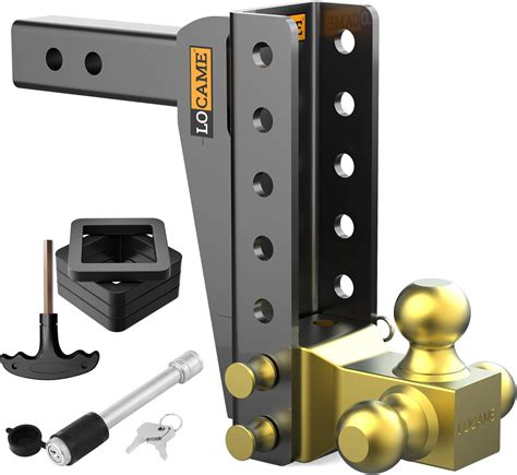 Amazon Locame Adjustable Trailer Hitch Tri Ball