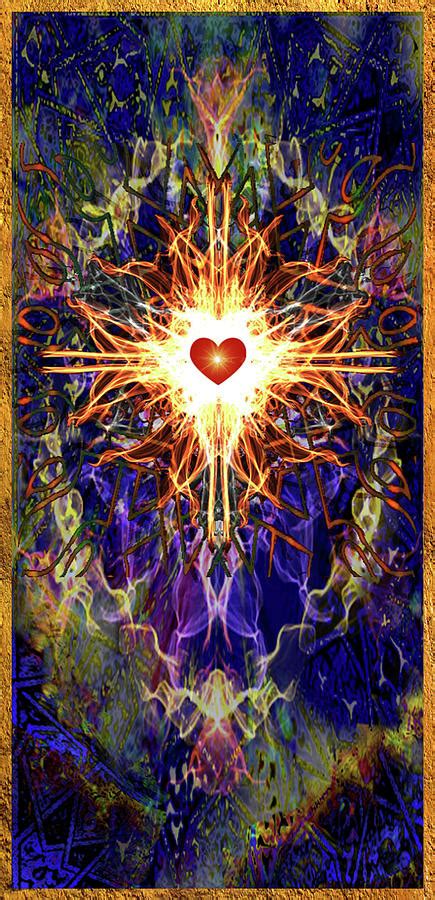 The Burning Heart of Mysticism Digital Art by Christine Gentilhomme - Fine Art America