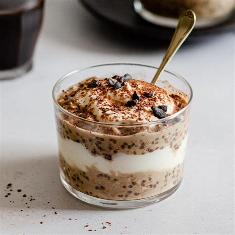 Tiramisu Overnight Oats Recipe Refined Sugar Free