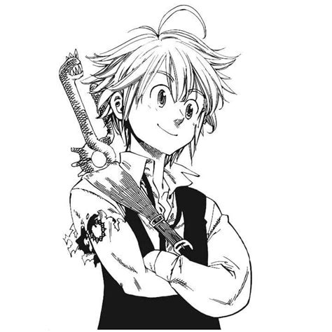 Meliodas Divertido Para Colorir Imprimir E Desenhar Colorirme Porn