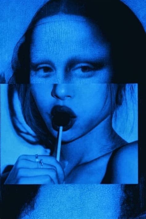 60 digitaldark Blue Aesthetic Collage Kit Dark Blue Photo Wallpaper ...