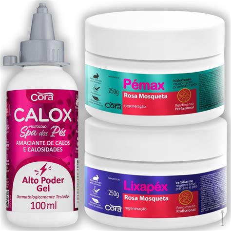 Amaciante Calos E Calosidades Calox Gel Lixapex Rosa Mosqueta Pemax