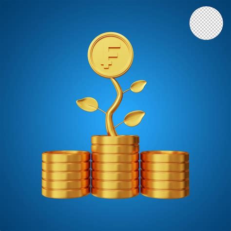 premium psd franc finance pack  business  rendering