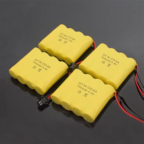 Buy Rechargeable 4 8V 700mAh Ni Cd AA Battery Pack For Models RC Boat