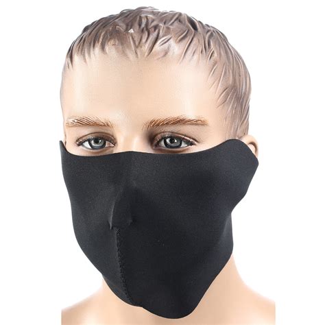 Neopren Halb Gesichtsmaske Schwarz Kaufen