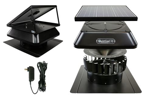 Solar Roof Mount Attic Fans Quietcool