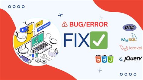 Fix Html Css Javascript Php Laravel Bugs And Errors By Vlkngg Fiverr