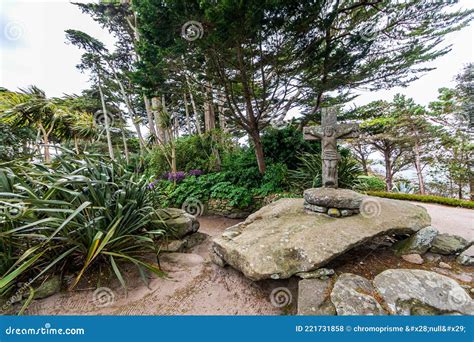 Botanical Garden Of Ile De Batz Stock Photo Image Of Tropical