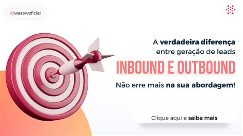 Qual A Diferen A Entre Gera O De Leads Inbound E Outbound Wesow