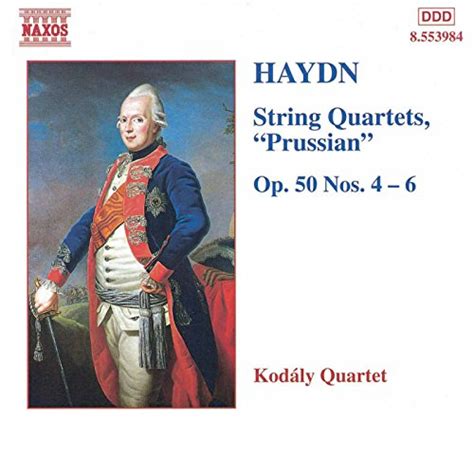 Amazon Haydn String Quartets Op 50 Nos 4 6 Prussian