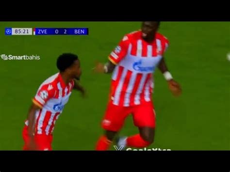 Milson Goal FK Crvena Zvezda Vs Benfica 1 2 All Goals Results And