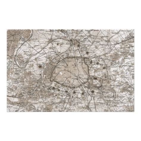 Paris Map 19th Century Stationery Stationery Paper Stationery