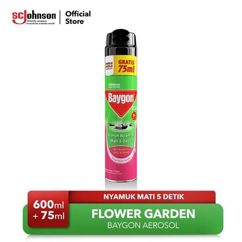 Jual Baygon Aerosol Flower Garden Ml Shopee Indonesia