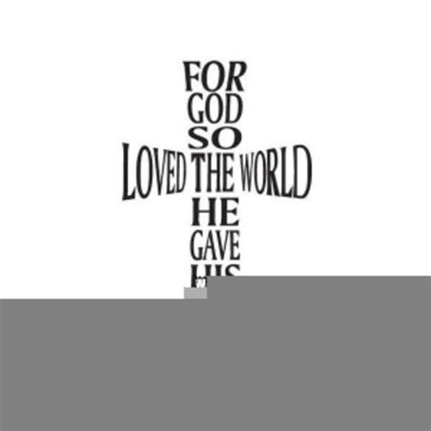 For God So Loved The World Clipart Free Images At Clker Vector