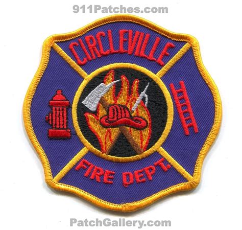 Circleville Fire Department Patch Ohio Oh V2