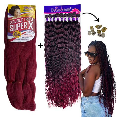 2 Jumbo Super X Cabelo para Tranças Box Braid 400g Zhang Hair Tela