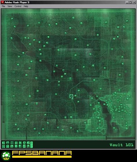 Fallout 3 Interactive World Map