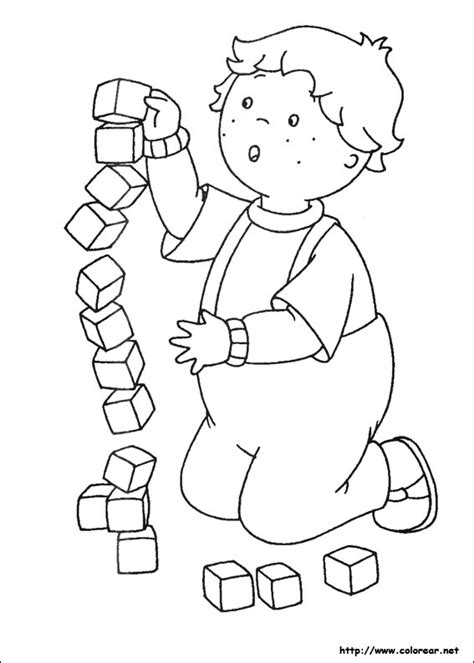 Dibujos Para Colorear De Caillou