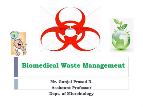 Biomedical Waste Management Ppt