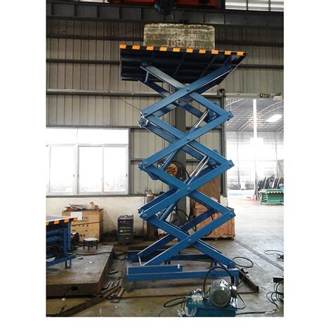 Man Lift Stationary Industrial Platform Lift Cargo Stationery Hydraulic