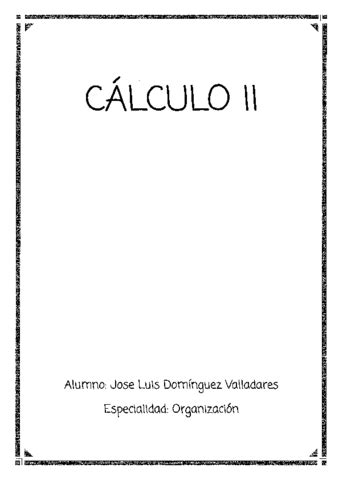 CALCULO II Pdf