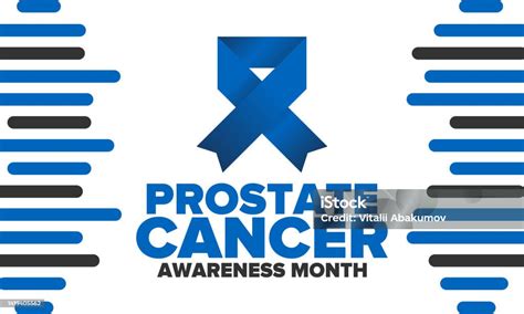 Prostate Cancer Awareness Month In September Blue September Mens Health Concept Medical Health