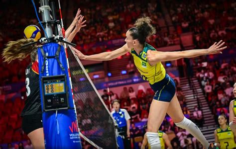 Brasil Conquista D Cima Vit Ria Consecutiva Na Liga Das Na Es De V Lei