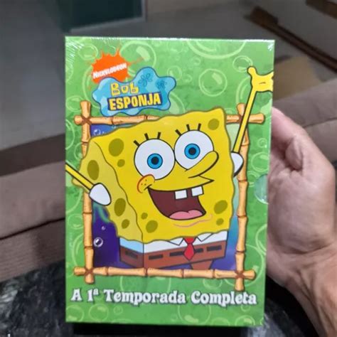 Box Dvd Bob Esponja A Primeira Temporada Completa lacrado Frete grátis