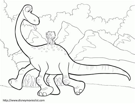 Roar into Adventure with Good Dinosaur Coloring Pages