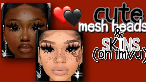 Cute Mesh Heads Skins On Imvu NYLA VU YouTube