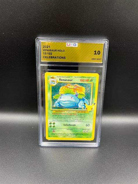 Celebrations Pokémon Graded Card UCG 10 Venusaur Holo Catawiki