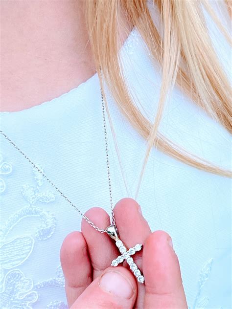 First Communion Cross Necklace – The Catholic All Year Marketplace