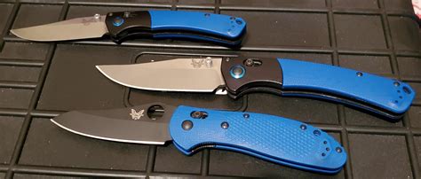 My Benchmade Customs Can You Tell I Like Blue Scrolller