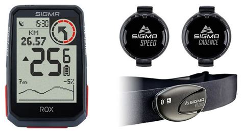 Sigma Sport Rox Hr Set Gps Cycle Computer R Duo Hr Chest