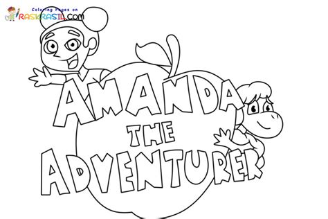 Desenhos De Amanda A Aventureira Para Colorir