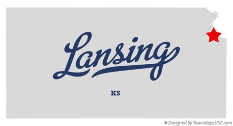 Map of Lansing, KS, Kansas