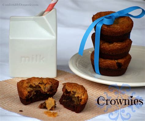 Crownies Recipe {Chocolate Chip Cookie Brownies} - Comfortably Domestic