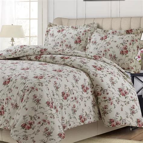 Printed Flannel 3-piece Duvet Cover Set