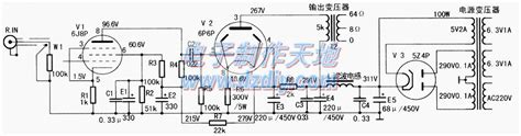 6j8p与6p6p电子管制作功放6j8p6p6p Amplifier 电子发烧友网