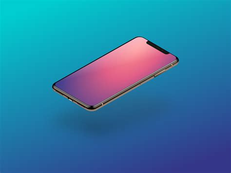 Iphone Xs Perspective Mockup Adobe Xd Freebie Supply