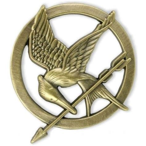 Katniss Hunger Games Mockingjay Pin - apple-sandwich