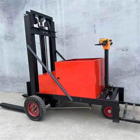 500kg 2 1m Lifting Height Electric Forklift Mini Stacker Trucks For