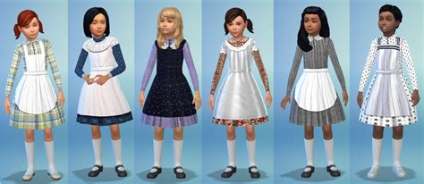 Sims 4 Historical Collection Part 2 For Toddlers Girls By Hoppel785