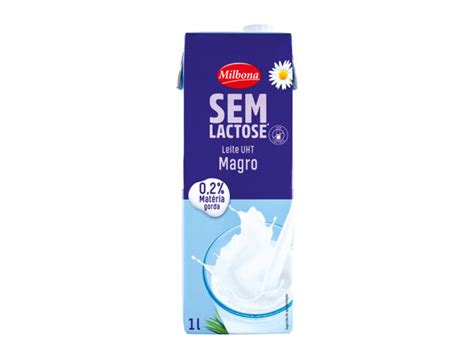 Milbona R Leite Meio Gordo Magro Sem Lactose Lidl Portugal