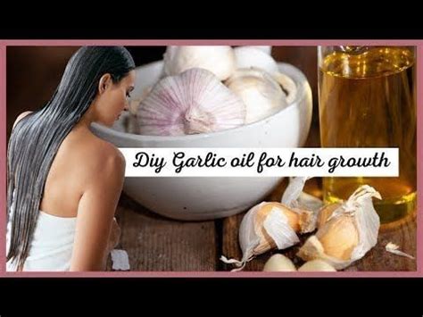 Garlic Hair Oil For Hair Re Growth Diy Hair Oil Youtube