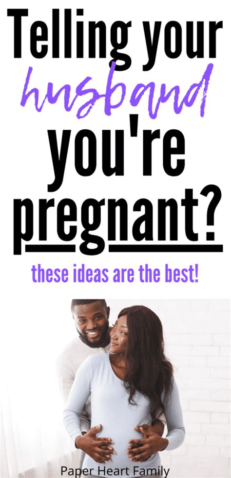 Making A Pregnancy Announcement To Your Husband 41 Ideas