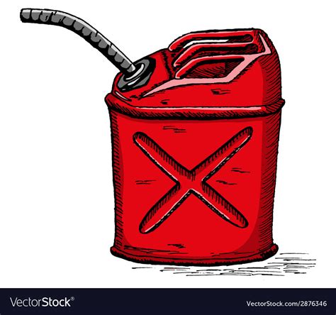 Gas Can Royalty Free Vector Image Vectorstock